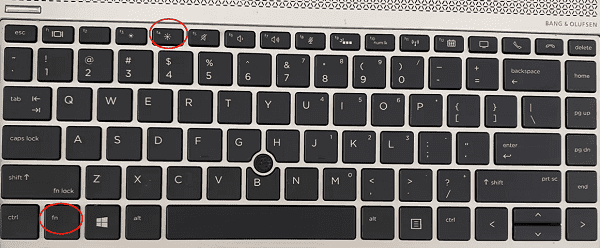 通過(guò)鍵盤(pán)快捷鍵調(diào)節(jié)亮度