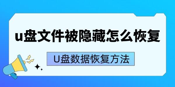 u盤(pán)文件被隱藏怎么恢復(fù)