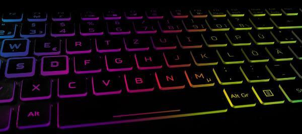 使用快捷鍵開啟鍵盤燈光