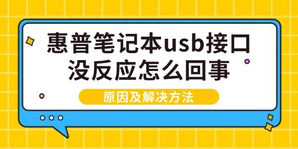惠普筆記本usb接口沒(méi)反應(yīng)怎么回事