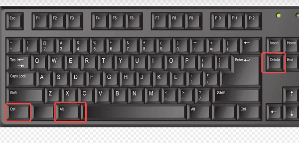 使用 Ctrl + Alt + Del 進(jìn)入安全選項(xiàng)