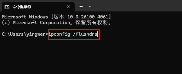刷新DNS緩存 刷新DNS緩存