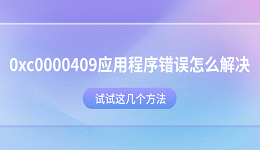 0xc0000409應(yīng)用程序錯(cuò)誤怎么解決？試試這幾個(gè)方法
