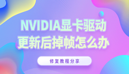 NVIDIA英偉達(dá)驅(qū)動(dòng)更新后掉幀怎么辦 5分鐘教你完成修復(fù)！