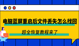 電腦藍(lán)屏重啟后文件丟失怎么找回 超全恢復(fù)教程來了